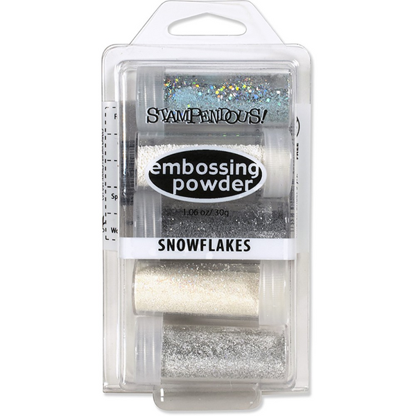 Stampendous, Embossing Powder Kit, Snowflakes, 5/pcs (EK32)