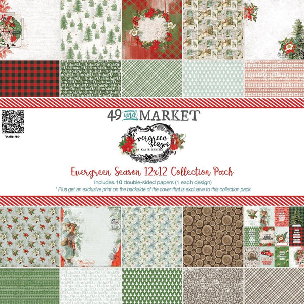 49 & Market Collection Pack 12"X12", Evergreen Season