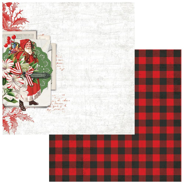 49 And Market, Evergreen Season Double-Sided Cardstock 12"X12", Yuletide Abundance
