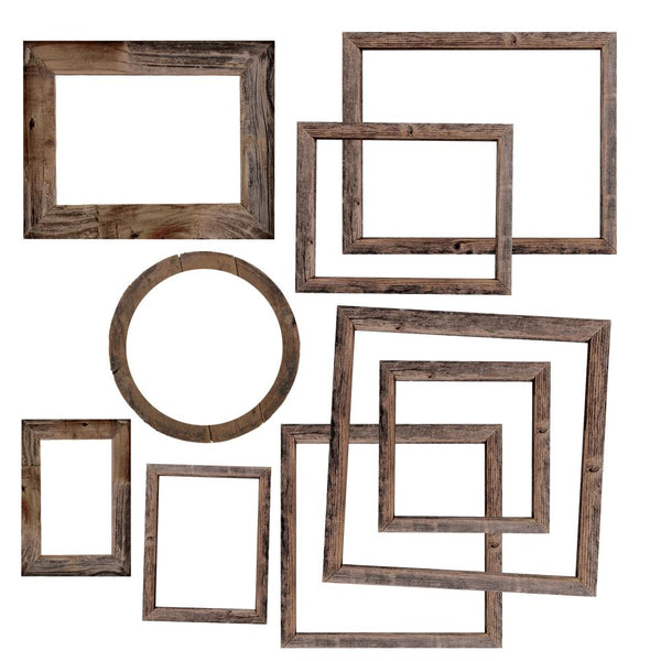 49 And Market Chipboard Set, Frames, Evergreen Season