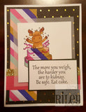 Riley & Company, Rubber Stamps, Eat Cake