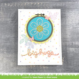 Lawn Fawn, Lawn Cuts Custom Craft Die Embroidery Hoop Flower Add-On (LF3379)