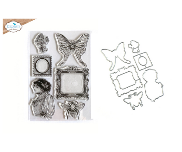 Elizabeth Craft Designs, Stamp And Die Set, English Countryside 1