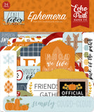 Echo Park Cardstock Ephemera 34/Pkg, Frames & Tags, Fall Fever (FAF285025)