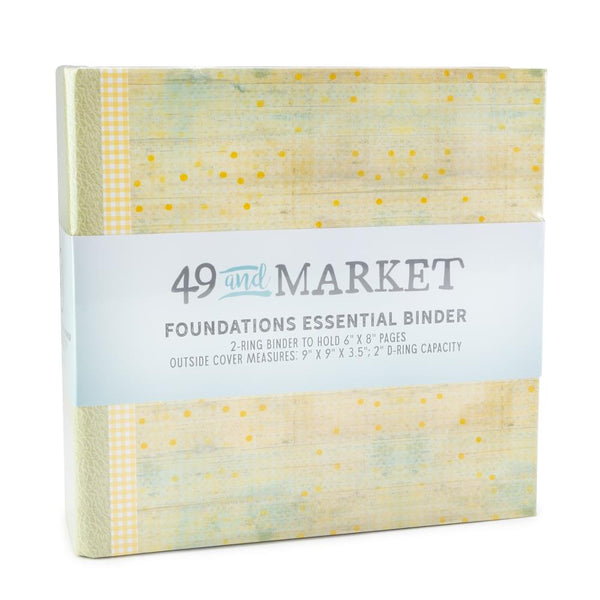 49 And Market, Foundations Binder Album Kit, Sunny (FBA-32215)