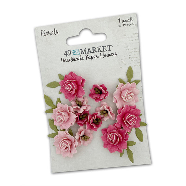 49 And Market Florets Paper Flowers, Punch