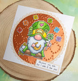 Woodware, Clear 4"x 6" Stamp Set, Lucky Gnome