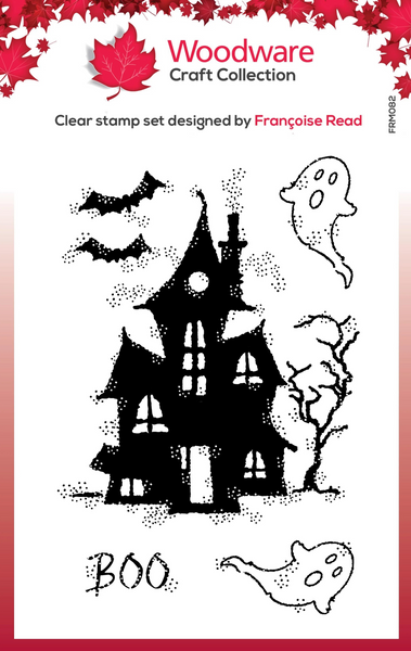 Creative Expressions, Woodware Clear Stamp 3"x4",  Haunted (FRM082)