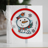 Creative Expressions, Woodware Clear Stamp 5"x5",  Little Snowman (FRS084)