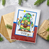 Creative Expressions, Woodware Clear Stamp 4"x6",  Cozy Gnome Jumper