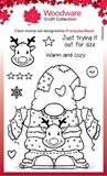 Creative Expressions, Woodware Clear Stamp 4"x6",  Cozy Gnome Jumper