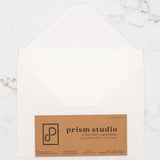 Prism Studio, Simply White, Card Blanks with Envelopes (10 set), 5" X 7" (FS-CB05)