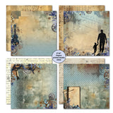 3Quarter Designs, Father Figure, 6x6 Design Paper Pad