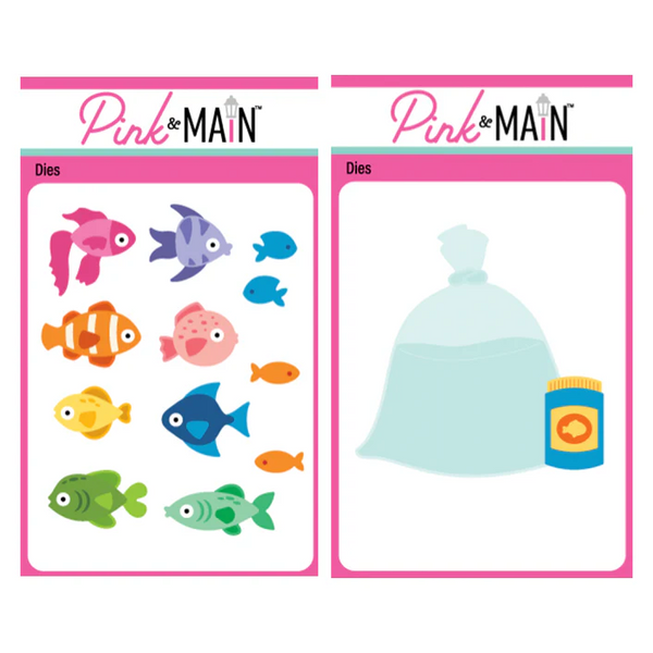 Pink & Main, Dies Set, Fish Bag & School of Fish (PNM650 & PNM647)