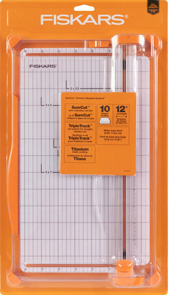 FISKARS: Trimmer, 12" Deluxe SureCut