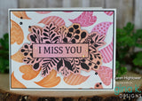 Gina K. Designs, 6" x 8" Clear Stamps, Frame Flora
