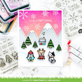 Lawn Fawn Clear Stamps & Dies Combo, Frosties (LF328 & LF2643)