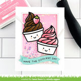 Lawn Fawn, Lawn Cuts Custom Craft Die, Froyo Friend (LF3445)