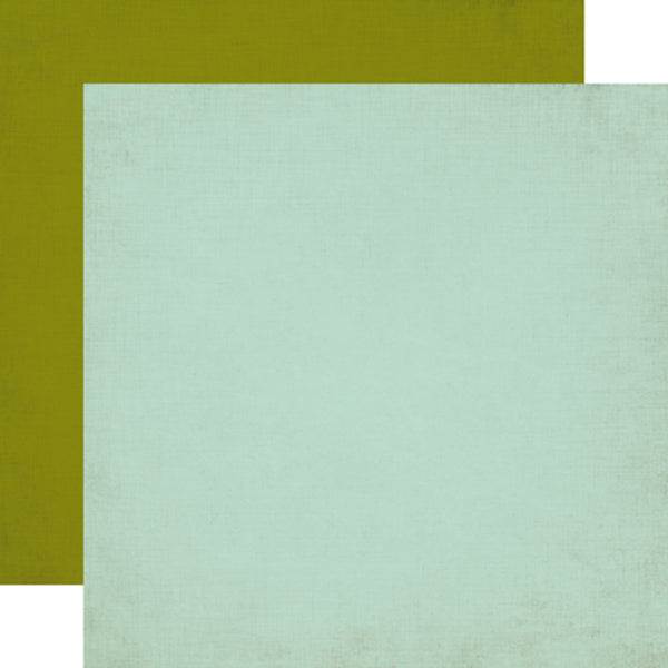 Echo Park Paper, 12X12 Coordinating Solid, Getaway, Lt Blue/Green (GA63017)
