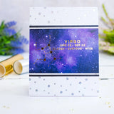 Spellbinders, Celestial Star Background Glimmer Hot Foil Plate from Celestial Zodiacs Collection (GLP-275)