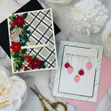 Spellbinders, Glimmer Hot Foil Plate & Die Set, Mini Christmas Sentiments (GLP-296)