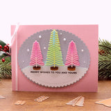 Spellbinders, Glimmer Hot Foil Plate & Die Set, Mini Christmas Sentiments (GLP-296)