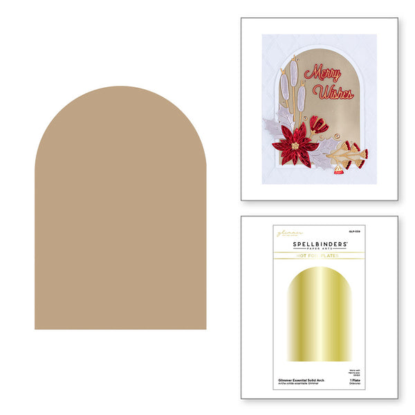 Spellbinders Glimmer Hot Foil Plate, Essential Solid Arch (GLP-339)