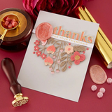 Spellbinders, Hot Foil Plate & Dies Set + Stencils Bundle from the Sealed for Summer Collection, Glimmer Alphabet (GLP-392 & STN-058)
