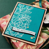 Spellbinders Glimmer Plate & Die Set, Curved Everyday Sentiments (GLP-434)