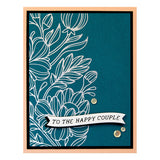 Spellbinders Glimmer Plate & Die Set, Curved Everyday Sentiments (GLP-434)