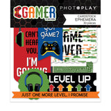 PhotoPlay, Gamer, Cardstock Ephemera Die-Cuts (GMR3739)