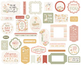 Carta Bella, Cardstock Ephemera 34/Pkg, Frames & Tags, Silly Goose (CBG00488024)