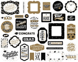 Echo Park Cardstock Ephemera 33/Pkg, Icons, Graduation