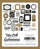 Echo Park Cardstock Ephemera 33/Pkg, Icons, Graduation