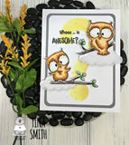 Gerda Steiner Designs, 4"x6" Clear Stamp Set, Owl Rather Be With You