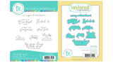 Taylored Expressions, Cling Stamp & Dies Combo, Glow Big (TEAS352 & TE2410) - Scrapbooking Fairies