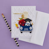 Spellbinders Etched Dies, Gnome Drive Graduation (S3-488)