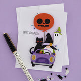 Spellbinders Etched Dies, Gnome Drive Halloween (S3-493)