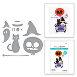 Spellbinders Etched Dies, Gnome Drive Halloween (S3-493)
