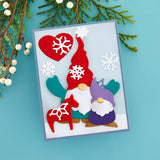 Spellbinders, Etched Dies from the Holiday Hugs Collection by Stampendous, Gnome Hugs (S6-213)