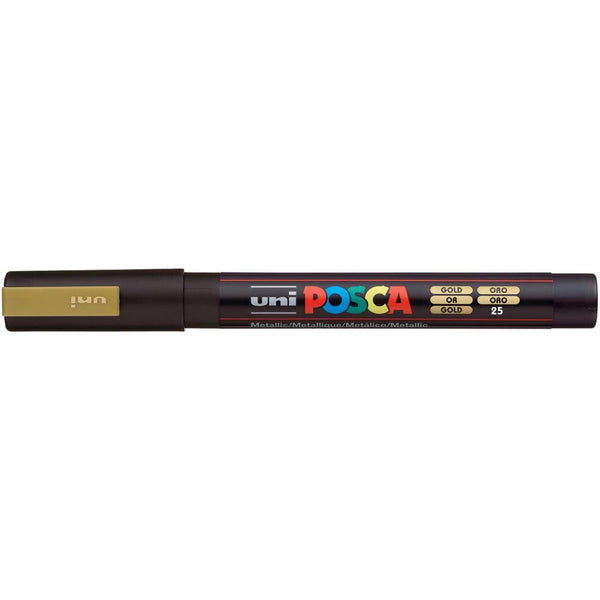 POSCA 3M Fine Bullet Tip Paint Marker Pen, Gold (PC-3M)