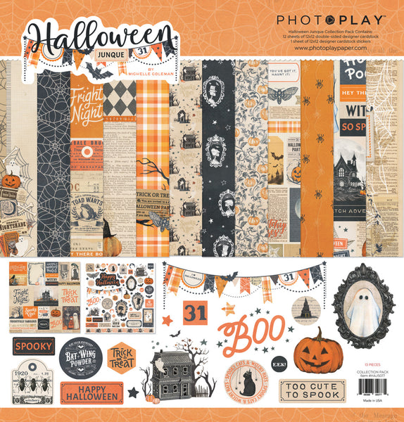 PhotoPlay Collection Pack 12"X12", Halloween Junque