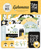 Echo Park Cardstock Ephemera, Icons, Happy As Can Bee