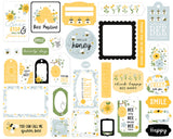 Echo Park Cardstock Ephemera, Frames & Tags, Happy As Can Bee