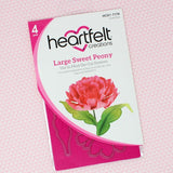 Heartfelt Creations, Sweet Peony Collection, Cling Stamps & Dies Set Combo, Large Sweet Peony