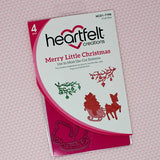 Heartfelt Creations, Merry and Bright Collection, Cling Stamps & Dies Set Combo, Merry Little Christmas