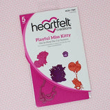 Heartfelt Creations, Purr-fect Posies Collection, Cling Stamps & Dies Set Combo, Playful Miss Kitty