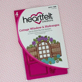 Heartfelt Creations, Cottage Garden Collection, Cling Rubber Stamp Set & Dies Set Combo, Cottage Window & Hydrangea