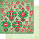 Heartfelt Creations Double-Sided Paper Pad 12"X12" 24/Pkg, Holiday Ornament Collection