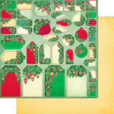 Heartfelt Creations Double-Sided Paper Pad 12"X12" 24/Pkg, Holiday Ornament Collection